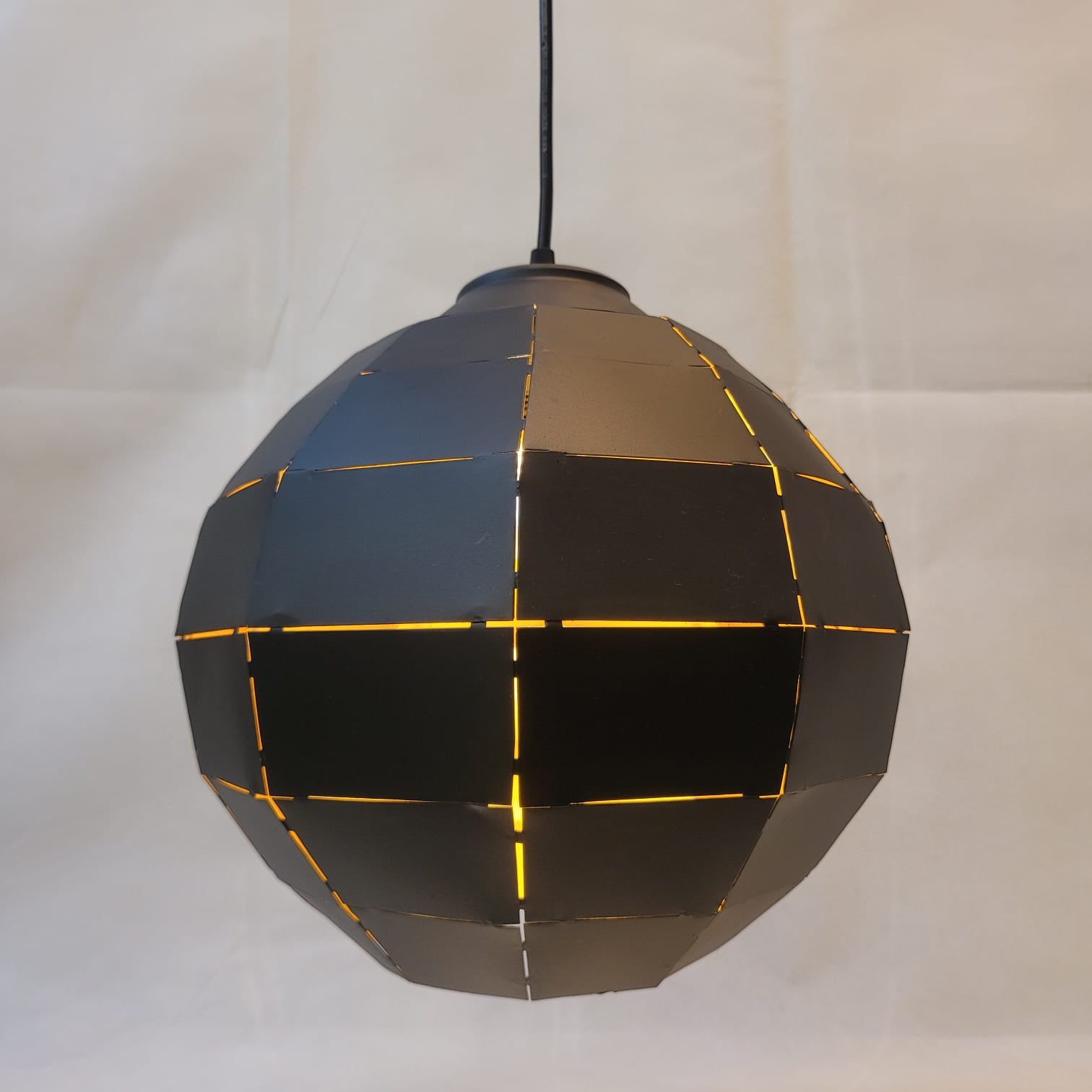 Geometric Globe Pendant Light