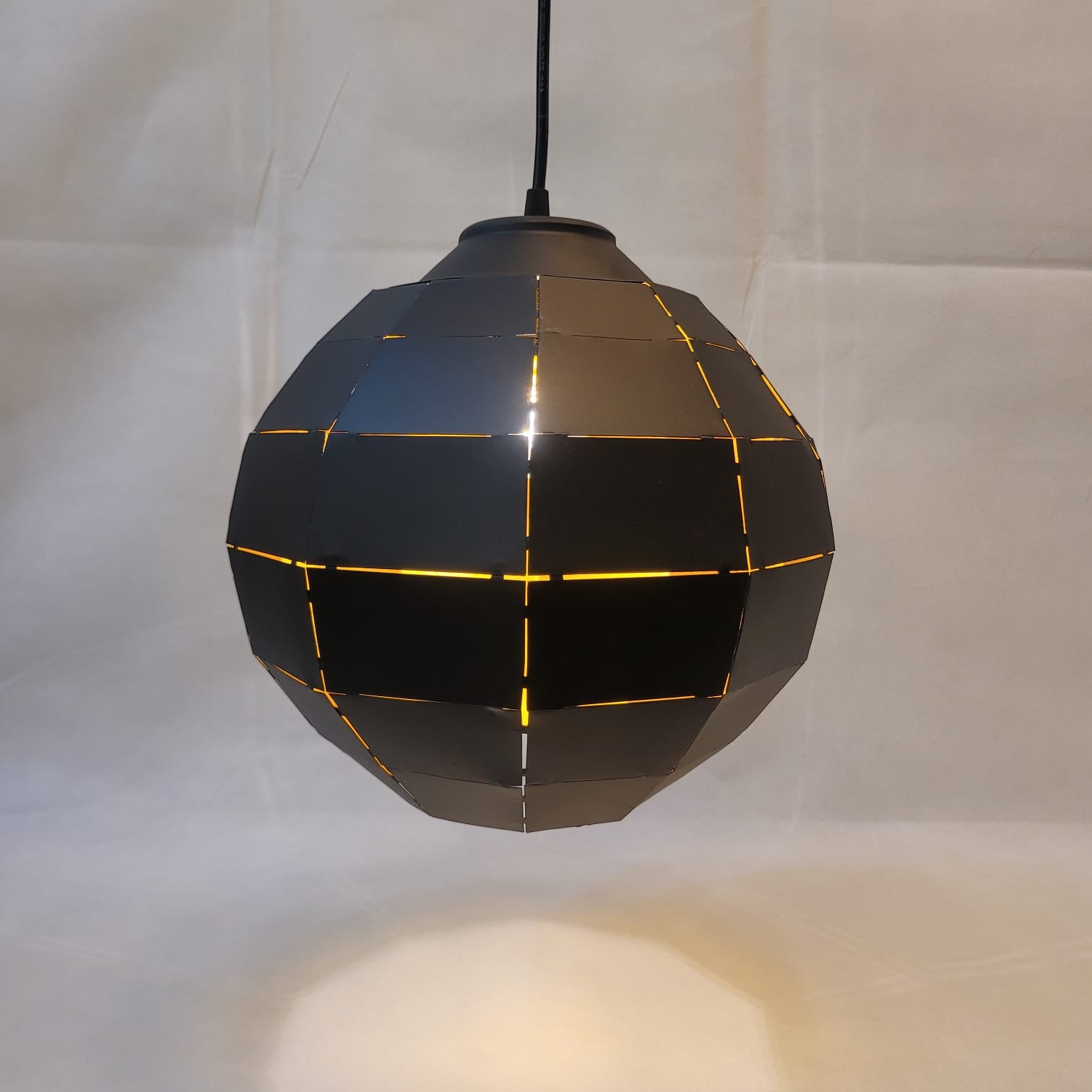 Geometric Globe Pendant Light