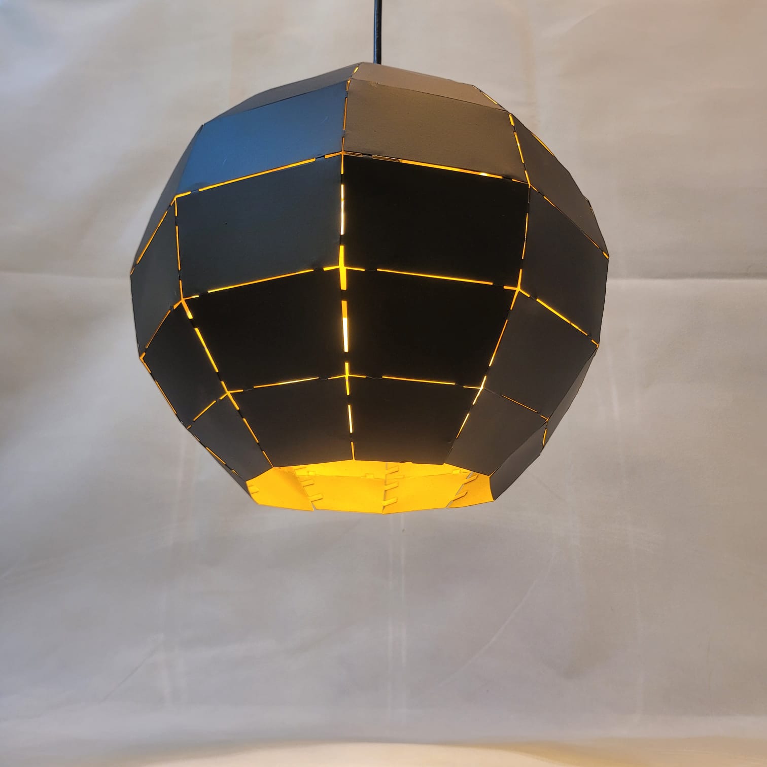 Geometric Globe Pendant Light