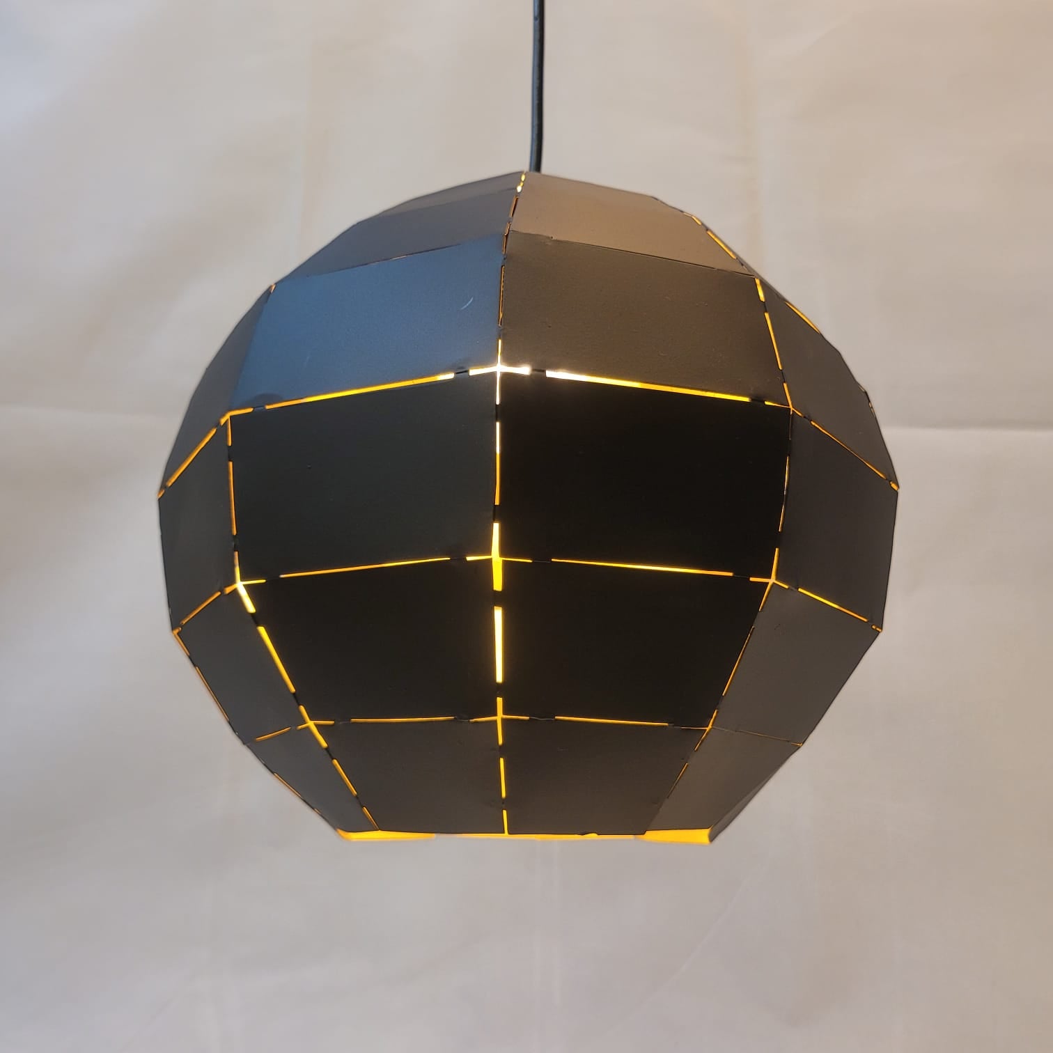 Geometric Globe Pendant Light
