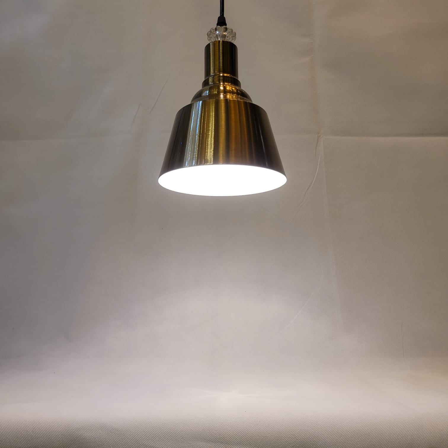 Brushed brass finish Cone Pendant Light