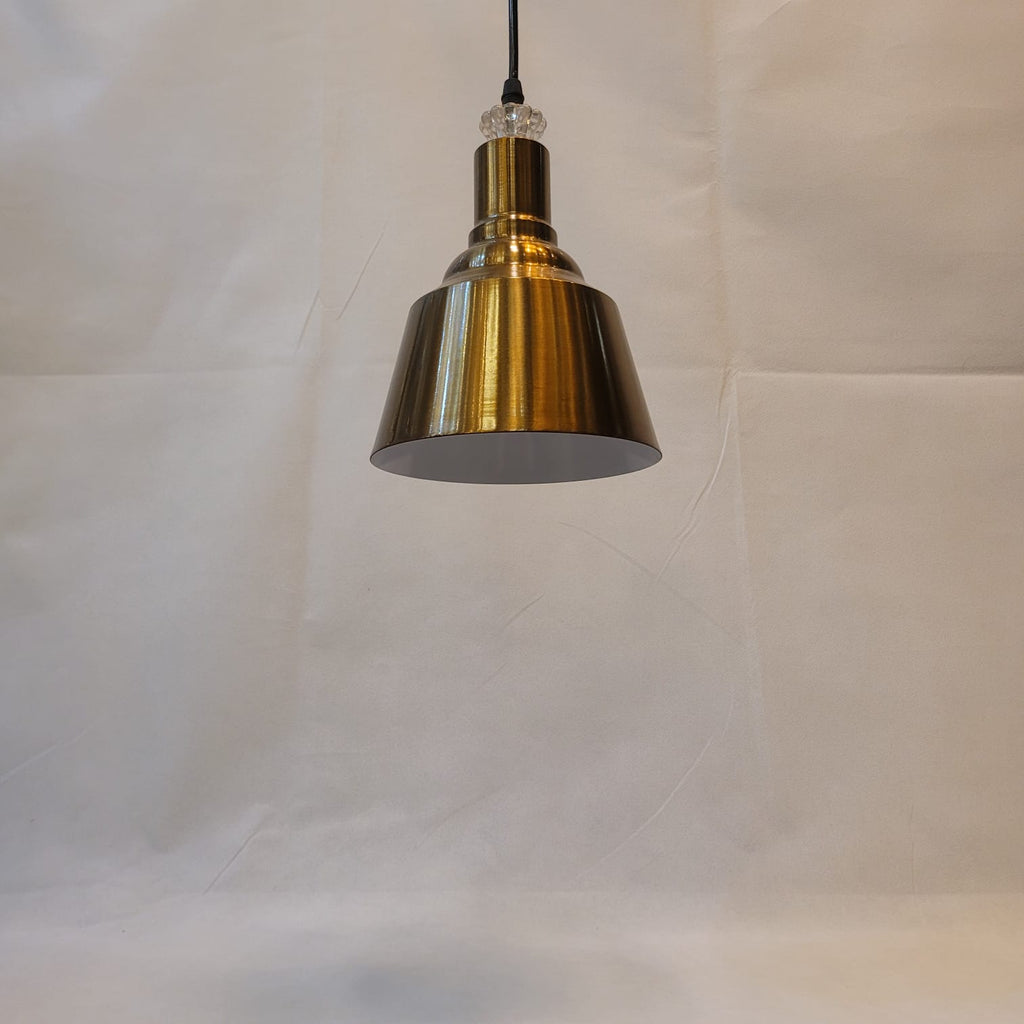 Brushed brass finish Cone Pendant Light