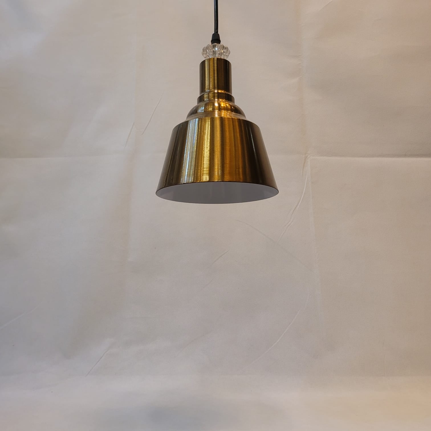 Brushed brass finish Cone Pendant Light