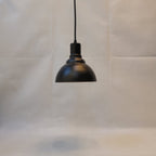 Industrial Black Dome Pendant Light