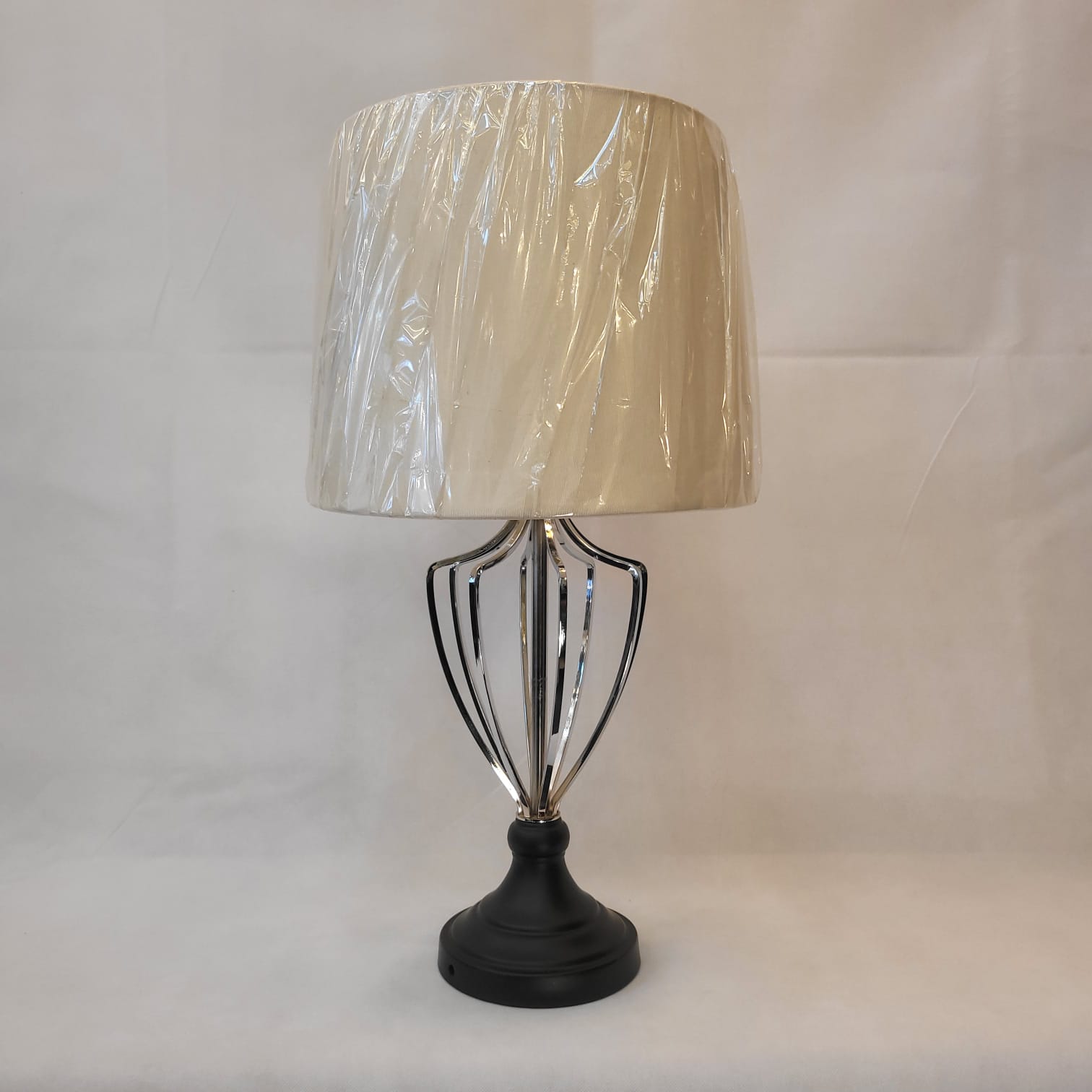 Modern Elegant Table Lamp with Fabric Shade